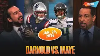 Bill Belichick snub rhetoric, Drake Maye shoulder concerns, Will Darnold win Super Bowl MVP? | FTF