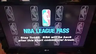 Dish Network NBA League Pass Commercial Break Screen January 21,2024