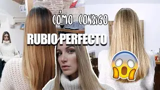 💇‍♀️CÓMO CONSIGO MI CABELLO 💥RUBIO PERFECTO😱