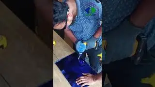 Square Glass Cutting, with Adjust fan fitting