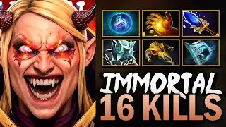 Invoker Gameplay with Gleipnir and Gale Guard - Yatoro Dota Style