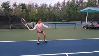 Tennis Shadows, forehand shadow drill