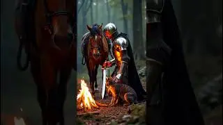 The Knight's Tale #knight #story #cat #horse #ai #music #song #shortvideo #shots #shorts #animation