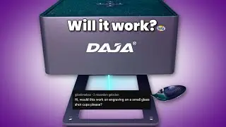 Daja DJ6 Laser Engraving on Glass 🍷Part 5