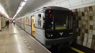 Historická souprava metra 81-71 - Mimořádné nasazení 26.6.2021