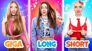 &iexcl;Cabello Corto VS Cabello Largo VS Cabello Mega Largo! Mis Exnovias Locas VS M&iacute;