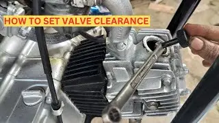 How To Adjust Valve Clearance on HERO HONDA Passion Plus | Tappet Sound Problem Solution