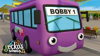 Drive The Bus - KARAOKE | Gecko's Garage Songs｜Kids Songs｜Trucks for Kids