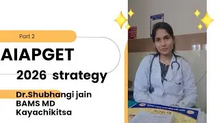 Aiapget 2026 - 6 month strategy plan📚⏳️🏆💪 (part 2)#aiapget #ayurveda #aiapgetstrategies #study #fyp 