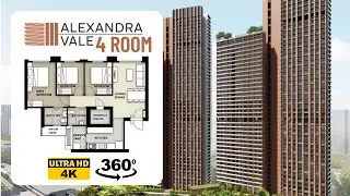 Alexandra Vale 4-room Virtual Tour | 2022 Aug Bukit Merah BTO | VR 360 4K