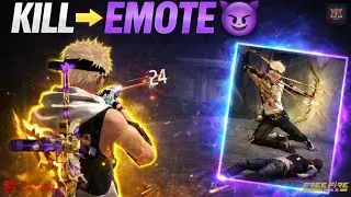 Killed Him… Then EMOTED 😳 | Emote After Kill Challenge | Skill Chain Gaming | Free Fire