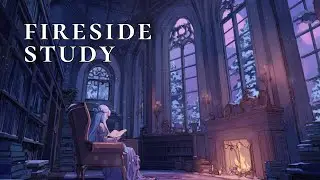 Fireside Dark Academia — Cozy Winter Study Ambience for Reading & Focus