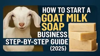 How to Start a Goat Milk Soap Business | Step-by-Step Guide for Beginners (2025)