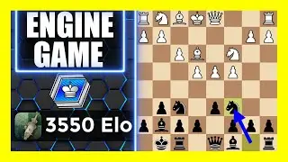 Stockfish 16 Chess Game | King's Indian Defense, Saemisch Variation, Yates Defense | W/D/L