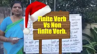 Finite Verbs Vs Non finite Verbs.