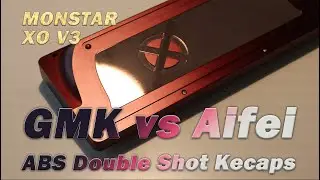 Comparison of Aifei 173 and GMK keycaps (GMK VS 샤오파오)