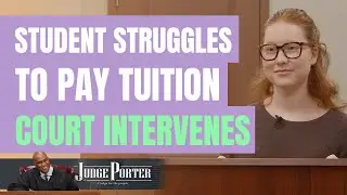 Student Struggles To Pay Tuition. Court Lends A Hand.