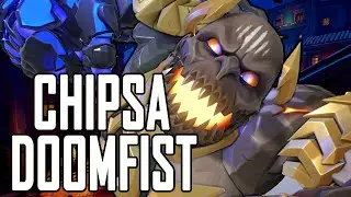CHIPSA vs KABAJI!  DOOMFIST GAMEPLAY OVERWATCH SEASON 25 TOP 500