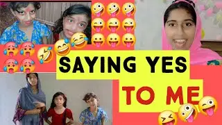 Saying yes 🙌 to me aj mai ny sab logo ki band bja di