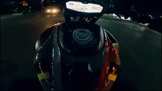 4k POV 2016 FZ-07 Night Ride + Lots of Limiter