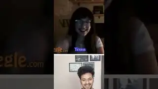 Parth Sharma flirting with cute girls Funny video on omegle #shorts #omegle  #shorts #fahadOmegle