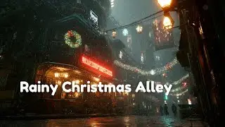 Rainy Cyberpunk Christmas Alley 🌧️✨ &mdash; LoFi Beats to Study, Relax & Escape