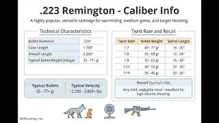 A Comprehensive Guide to 223 Remington Ballistics and Reloading