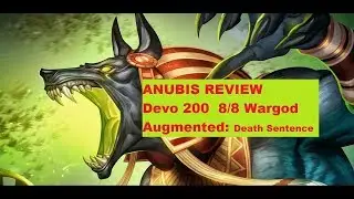 Anubis Review: 8/8 war god, Devo 200, skill 10, Augmented with death sentence  Castle Clash