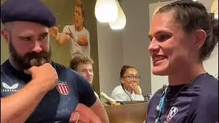 🏉 Jason Kelce meets U.S. Women's Rugby Team at Olympics: 'I Am Officially a Fan'