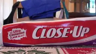 CLOSE UP Anticavity Fluoride Whitening Toothpaste Gel Cinnamon Red REVIEW