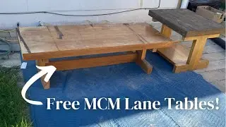 Extreme Furniture Flip | Mid Century Lane Table Set Restoration | Using Cottage All In One Paint