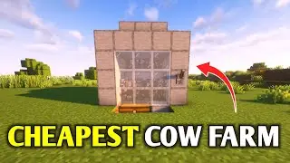 CHEAPEST Cow Farm in Minecraft 1.21 &ndash; Works on Java & Bedrock!