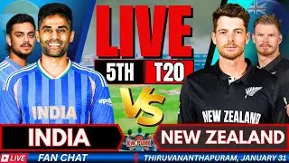 IND vs NZ Live: India vs New Zealand LIVE 5th T20 | Live match score & Hindi Commentary #indvsnz