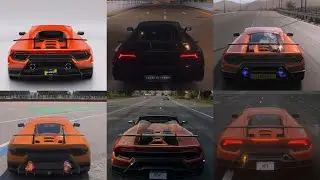 LAMBORGHINI HURACAN PERFORMANTE COMPARISON | FH5 VS NFSU VS NFS HEAT VS TDUC VS TCM VS FM8 |