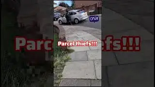 Parcel thieves! Vagys!!! #parcel #thieves  #stealing #warning #vagys #enfield #uk #stealing #camera