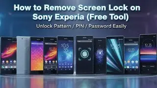 How to Remove Screen Lock on All Sony Xperia Phone | Unlock Pattern, PIN, with Free Tool (2025)