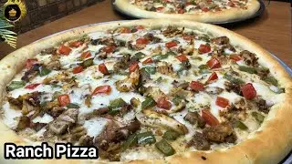 Ranch Pizza Recipe | Creamy Ranch Pizza | Pizza Hut Style Ranch Pizza Recipe |Chicken Pizza Recipe |
