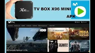 TV BOX X96 MINI con Movistar Play apk