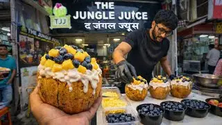 This Healthy Coconut Dessert in Mumbai is a MUST TRY | Mango + Blueberry Superfood