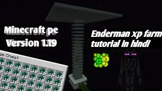How to make enderman farm in minecraft pocket edition tutorial in hindi #survival #minecraft