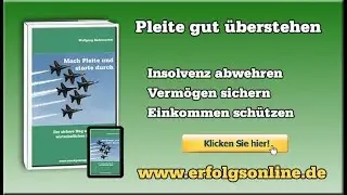 Was mache ich wenn ich Pleite bin - dann nutze die Strategien aus &raquo;Mach Pleite und starte durch&laquo;