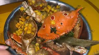 Cooking crab curry 🍛 