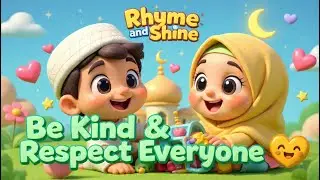 Respect Everyone | Islamic Moral Song for Little Muslims | Be Kind & Respect All