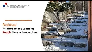 Rough Terrain Locomotion Control of a Quadruped Robot Using Residual Reinforcement Learning