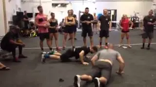 Boston Iron Coaches Do Burpees