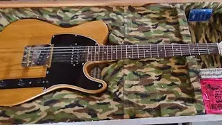 Ремонт гитар. Я делаю чехол для гитары Telecaster, которую я собрал для своего отца. Январь 2026 ...