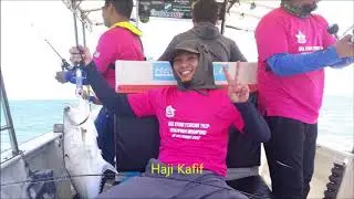 Jigging Fishing Trip Sea Stone Bradford 2017- Tekong Reza