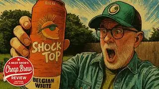 SHOCKED!! Shock Top Belgian White Beer Review by A Beer Snob's Cheap Brew Review