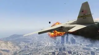 Israeli Army Secret Military Base Badly Destroyed By Iranian Fighter Jets & War Helicopters-GTA 5