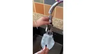 IRIS CORPORATION | Universal Kitchen Faucet | 3-Function Spray, Mesh, or Strong Spray Modes to Clean